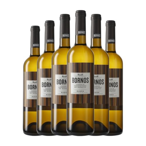 Palacio de Bornos Fermentado en Barrica Verdejo Rueda 75 cl Weißwein (Karton mit 6 Flaschen von 75 cl) von Palacio de Bornos