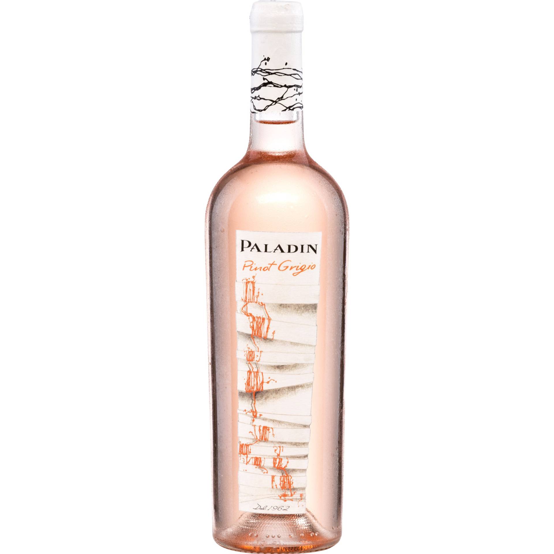 Paladin Pinot Grigio Rosé, Veneto IGP, Venetien, 2023, Roséwein von Paladin - Via Postumia 12, 30020 Annomne Veneto (VE), Italien