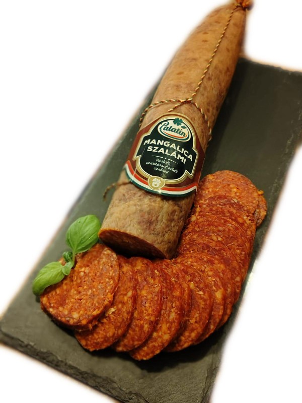 Wollschweinsalami, Mangalitza Salami 0,9 -1,1 kg aus Ungarn Palatin von Palatin, Pimi-2000 Kft.