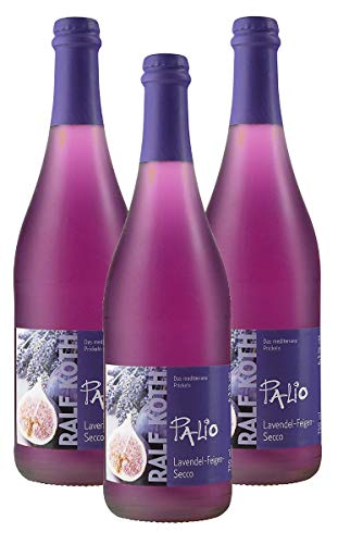 Palio - Lavendel mit Feige Secco 3x 0,75l - Fruchtiger Lavendel Perlwein - Prämiert aus Deutschland von Palio