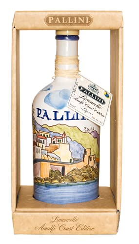 Pallini Limoncello Amalfi Edition | 100% Handmade | Italienischer Likör mit Zitronen der Amalfiküste | Frisch und aromatisch | 500 ml | 28% vol. | Gewinner des Quality Award by Italian Consumers 2021 von Pallini