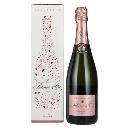 Palmer & Co Champagne Rosé Solera Brut 12% Vol. 0,75l in Geschenkbox von Palmer & Co