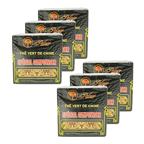 Grüner Tee Gunpowder – Box 250 g, 6 Stück von Zeelec