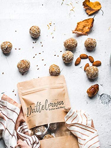 30 Energy Balls Kokos | Snackballs | 100% Natürlich & Gesund | Premium Qualität | Vegan | Glutenfrei | Palmyra Delights von Palmyra Delights