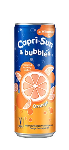 12 Dosen Capri Sun & Bubbles Orange Fruchtsaftgetränk 12 x 0,250ml Dosen inc. 3.00€ EINWEG Pfand von Paloma