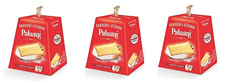 3x Paluani Pandoro di Verona ricetta classica weich pandoro mit Puderzucker 750g von Paluani