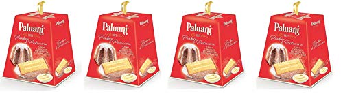 4x Paluani Pandoro di Pasticceria mit Chantilly-Sahne mit Puderzucker überzogen 750g von Paluani