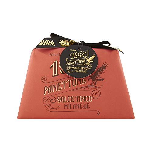 PALUANI Classic Panettone, traditioneller Panettone mit kandierten Früchten und Rosinen, Originalrezept, hochwertige Zutaten, natürlicher Sauerteig, handverpackt, 1000 g von Paluani