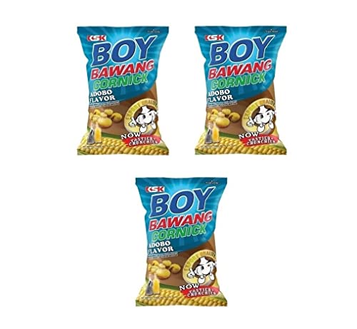 Adobo Mais Snack Pamai Pai® Dreierpack: 3 x 90g Philippinen Adobo Flavour Boy Bawang von Pamai Pai