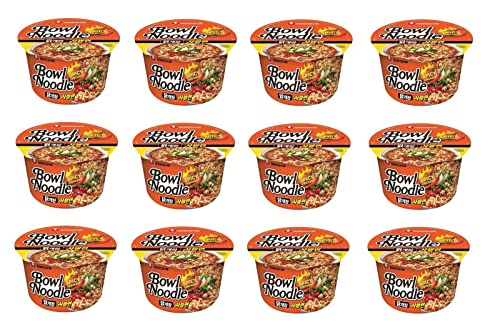 Instant Nudelsuppe Spicy Chicken Bowl Pamai Pai® Bigpack: 12 x 100g scharf Suppe Nong Shim von Pamai Pai