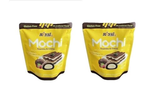 Mochi Tiramisu & Creme Pamai Pai® Doppelpack: 2 x 120g Glutenfrei Mochis Klebreiskuchen klein von Pamai Pai