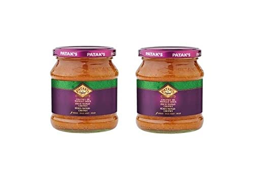 Pamai Pai® Doppelpack Mango Chutney Mild 2 x 340g süßes Mangochutney Sauce von Pamai Pai