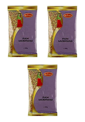 Pamai Pai® Dreierpack: 3 x 100g Pan Mukhwas Atemfrisch Konfekt Schani frischer Atem Mukwas von Pamai Pai