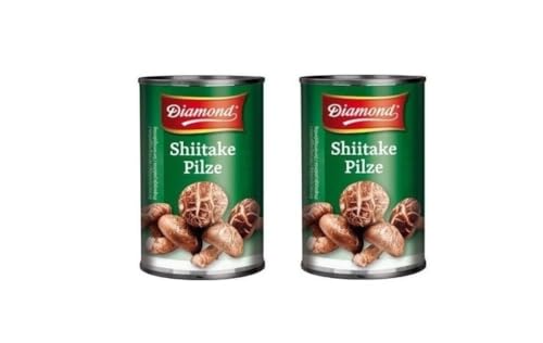 Shiitake Pilze Pamai Pai® Doppelpack: 2 x 284g ganz in der Dose Shitake Konserve Pilz von Pamai Pai