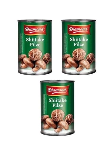 Shiitake Pilze Pamai Pai® Dreierpack: 3 x 284g ganz in der Dose Shitake Konserve Pilz von Pamai Pai