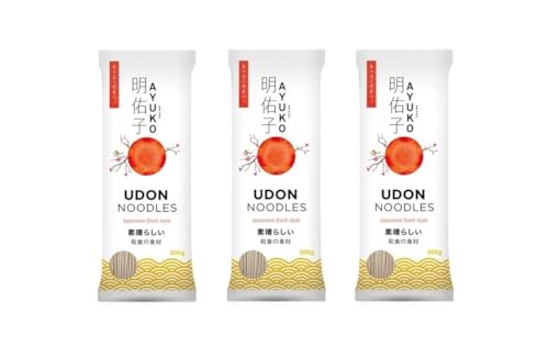 Udon Nudeln Pamai Pai® Dreierpack: 3 x 300g AYUKO Asia Suppennudeln für Ramen Udonnudeln von Pamai Pai