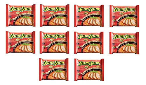 Yum Yum Thai Red Curry Ente Pamai Pai® Zehnerpack: 10 x 60g Instant Nudelsuppe Suppe von Pamai Pai