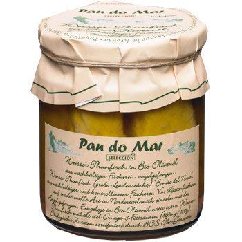 Pan do Mar Weißer Thunfisch in Bio Olivenöl, 1 x 220 g von Pan do Mar