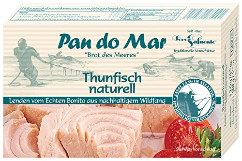 Thunfisch natur, im eigenen Saft und Aufguß 2 x 120 gr von Pan do Mar