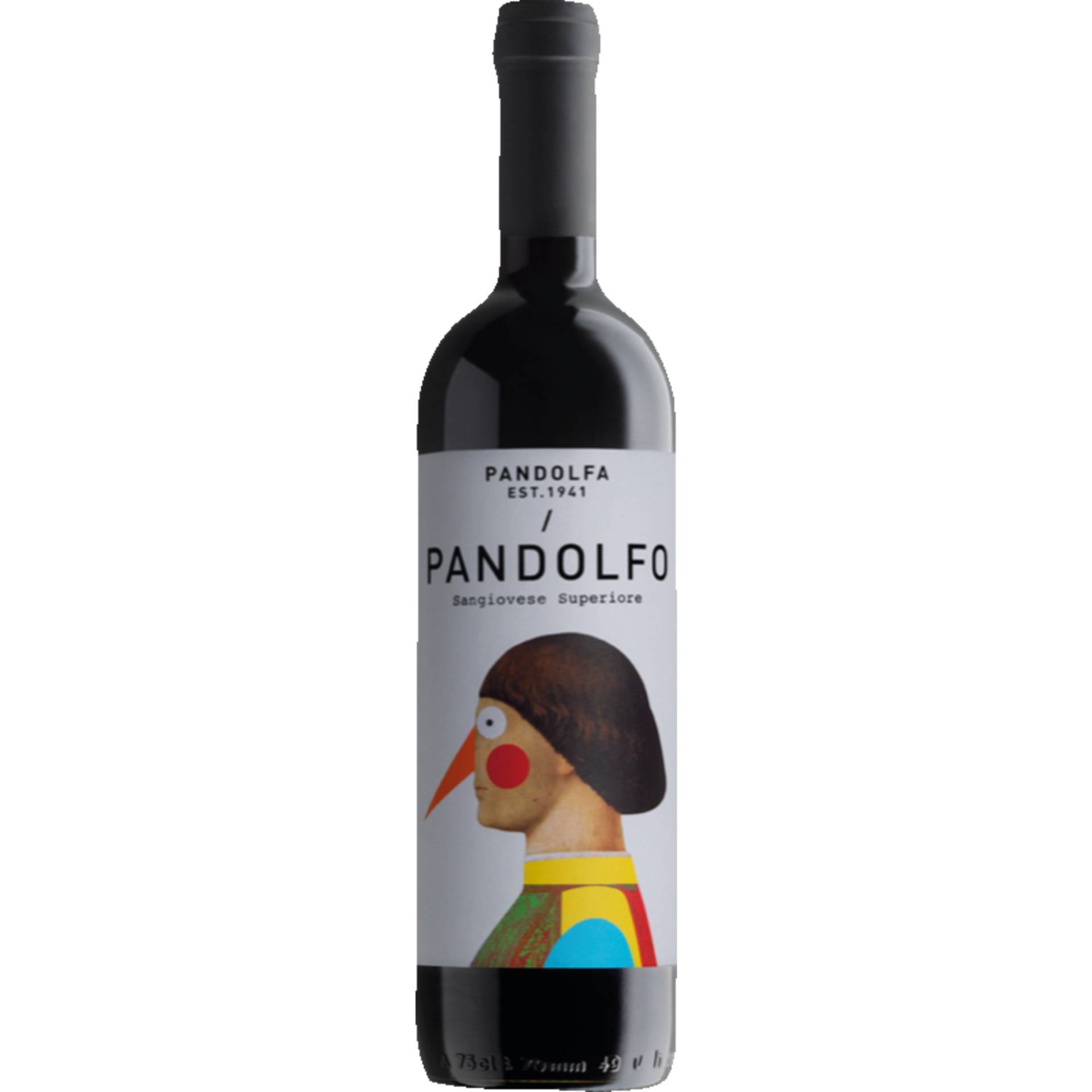 Pandolfo Sangiovese Superiore, Romagna DOC Selezione, Emilia Romagna, 2019, Rotwein von Pandolfa Società Agricola ARL, 47016 Predappio (FC), Italia