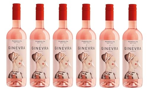 6x 0,75l - Pandolfa - Ginevra - Rosato - Rubicone I.G.P. - Emilia-Romagna- Italien - Rosé-Wein trocken von Pandolfa