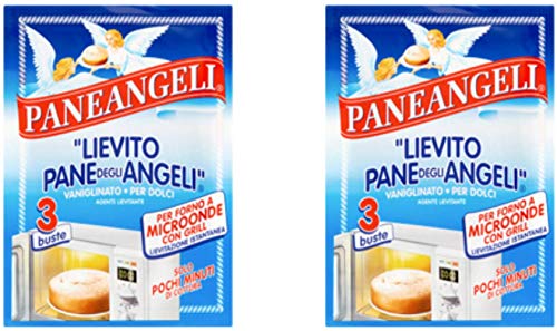 Paneangeli Hefe für Mikrowelle mit Grill, 3 Stück, 2 Stück von Paneangeli