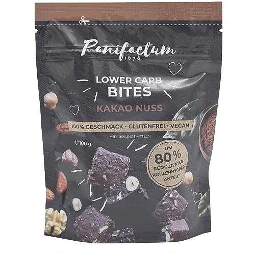 Panifactum Lower Carb Bites, Kakao Nuss, 100g (12) von Panifactum