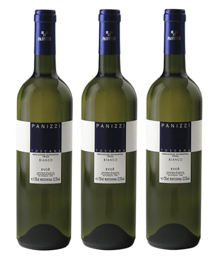 3x 0,75l - 2016er - Panizzi - Evoè - Bianco - Toscana I.G.P. - Italien - Weißwein trocken von Panizzi