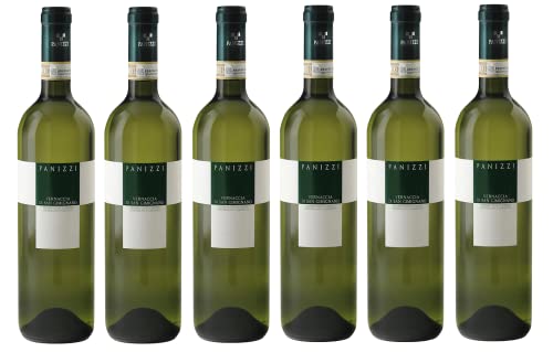 6x 0,75l - 2023er - Panizzi - Vernaccia di San Gimignano D.O.C.G. - Toscana - Italien - Weißwein trocken von Panizzi