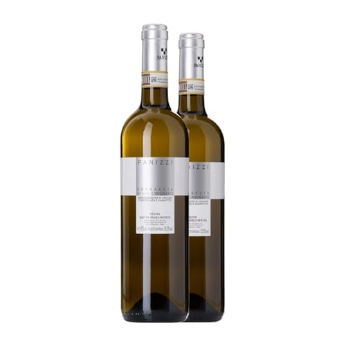 Panizzi Vigna Santa Margherita Vernaccia Vernaccia di San Gimignano 75 cl Weißwein (Karton mit 2 Flaschen von 75 cl) von Panizzi