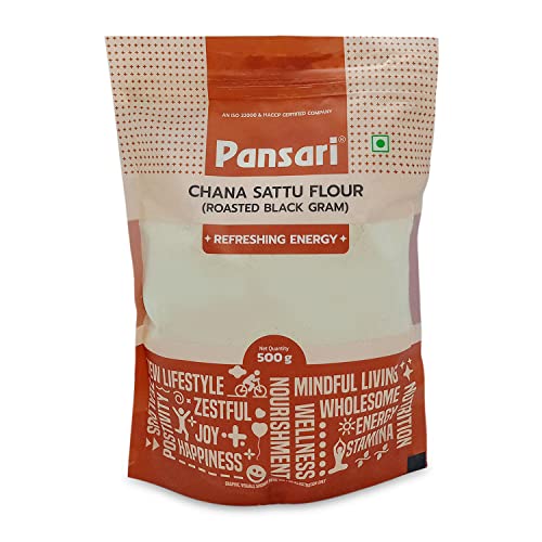 Pansari Chana Sattu/Geröstetes bengalisches Kichererbsenmehl (500g) von Pansari