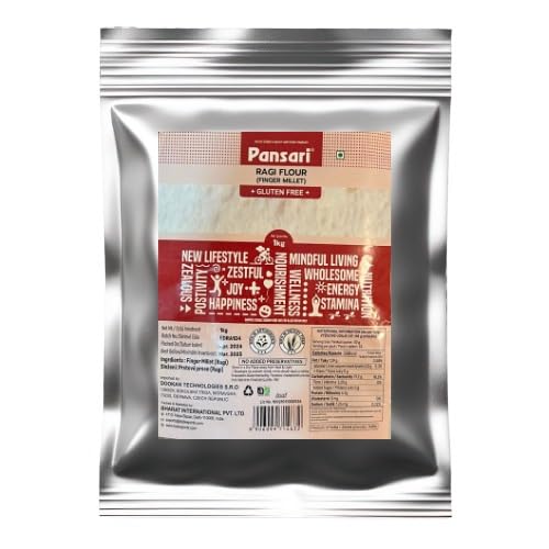 Pansari Fingerhirse/Ragi-Mehl (1 kg) von Pansari