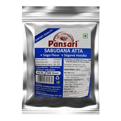 Pansari Sabudana/Sago-Mehl (500g) von Pansari