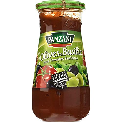 Panzani Salsa Panzani Tomatensauce Oliven und Basil 400G (6er-Set) von PANZANI