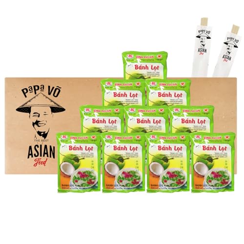 10er Pack (10x300g) Vinh Thuan Bot Banh Lot Lod Chong Mehlmix + 2 Papa Vo Chopsticks von Papa Vo