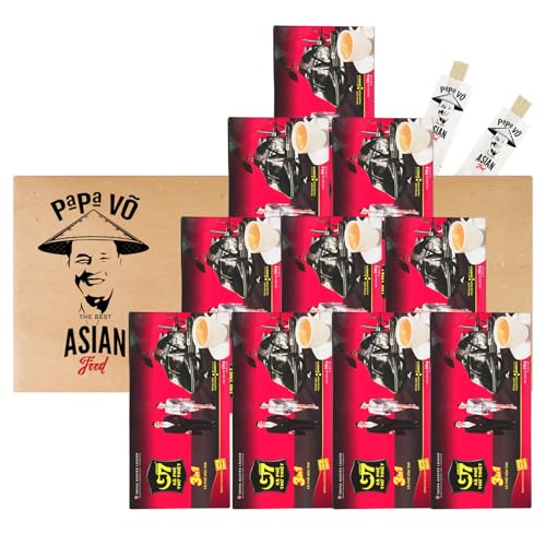 10er Pack (10x336g) Trung Nguyen Legend G7 Ca Phe Hoa Tan Instant Kaffee 3in1 + 2 Papa Vo Essstäbchen von Papa Vo