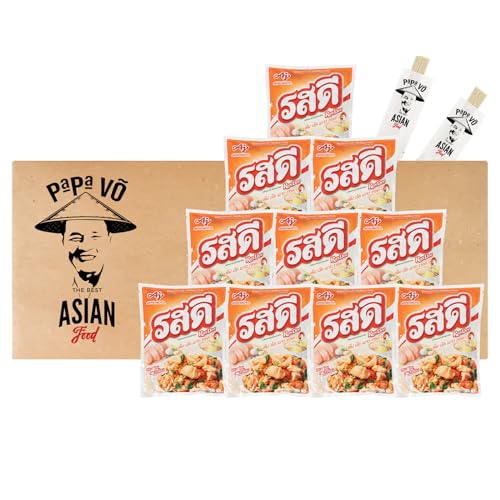 10er Pack (10x400g) RosDee Würzpulver Huhn Geschmack + 2 Papa Vo Chopsticks von Papa Vo