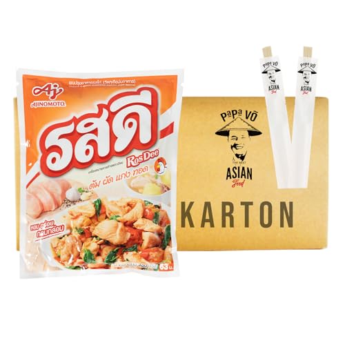 20er Pack (20x400g) RosDee Würzpulver Huhn Geschmack + 2 Papa Vo Chopsticks von Papa Vo