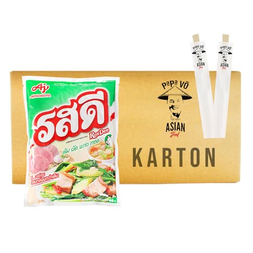 20er Pack (20x400g) RosDee Würzpulver Schwein Geschmack + 2 Papa Vo Chopsticks von Papa Vo