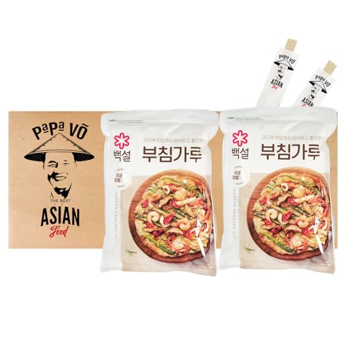 2er Pack (2x1 kg) Beksul Herzhaftes Pancake Mix koreanisch Pajeon (Papa Vo®) von Papa Vo