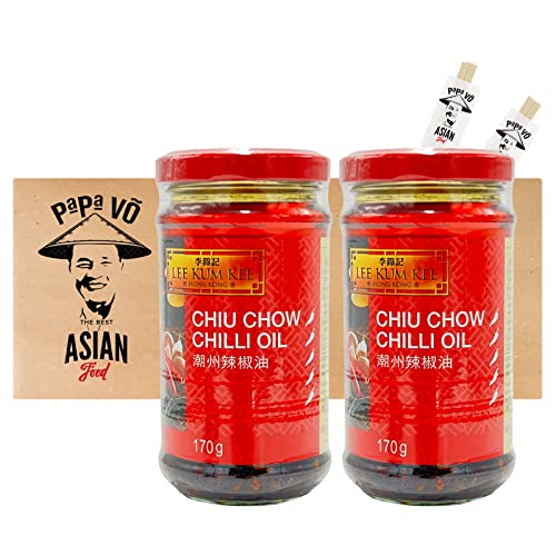 2er Pack (2x170g) LKK Chiu Chow Chili Öl (Papa Vo®) von Papa Vo