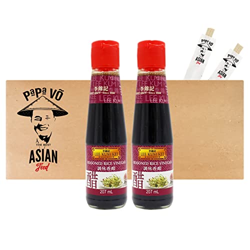 2er Pack (2x207ml) Lee Kum Kee Schwarzer Reisessig (Papa Vo®) von Papa Vo