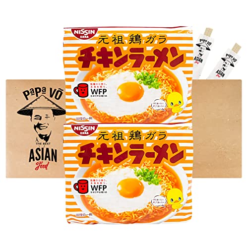 2er Pack (2x425g) Nissin Instantnudeln Huhn Geschmack (Papa Vo®) von Papa Vo