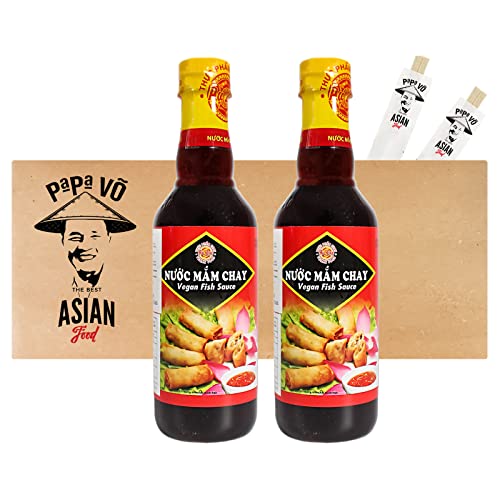 2er Pack (2x500ml) Au Lac VEGANE Fisch Sauce Nuoc Mam Chay (Papa Vo®) von Papa Vo