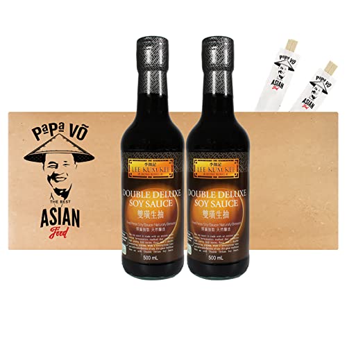 2er Pack (2x500ml) Lee Kum Kee Double Deluxe Sojasauce (Papa Vo®) von Papa Vo