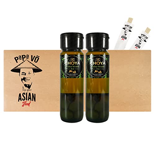 2er Pack (2x700ml) Choya Extra Years Likor aus Ume Frucht 17% vol. (Papa Vo®) von Papa Vo