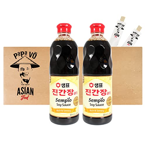 2er Pack (2x860ml) Sempio Sojasauce F3 Jin Gold (Papa Vo®) von Papa Vo