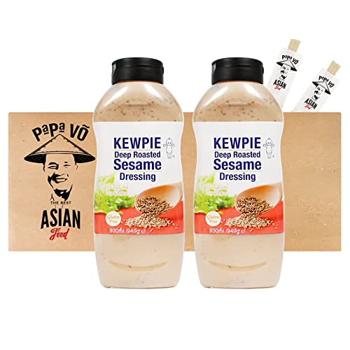 2er Pack (2x930ml) Kewpie Sesam Dressing mit geröstetem Sesam (Papa Vo®) von Papa Vo