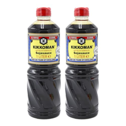 2x1L Sojasauce natürlich gebraut mit 2 Papa Vo Chopsticks von Papa Vo