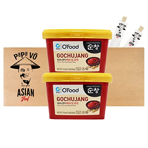 2x500g CJ Gochujang Rote Paprikapaste (Papa Vo®) von Papa Vo